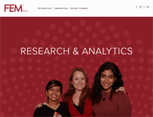 Tablet Screenshot of fem-inc.com